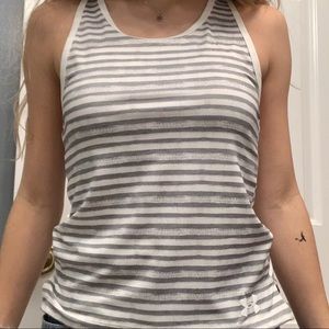 Adidas Striped Workout Tank (Comfortable)